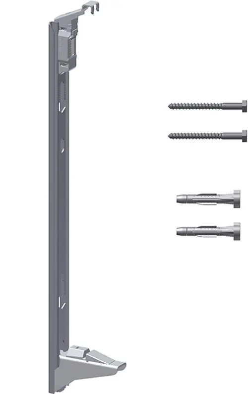 Kermi Wandschiene BH 750mm für Flachheizkörper inkl. Schrauben und Dübel
